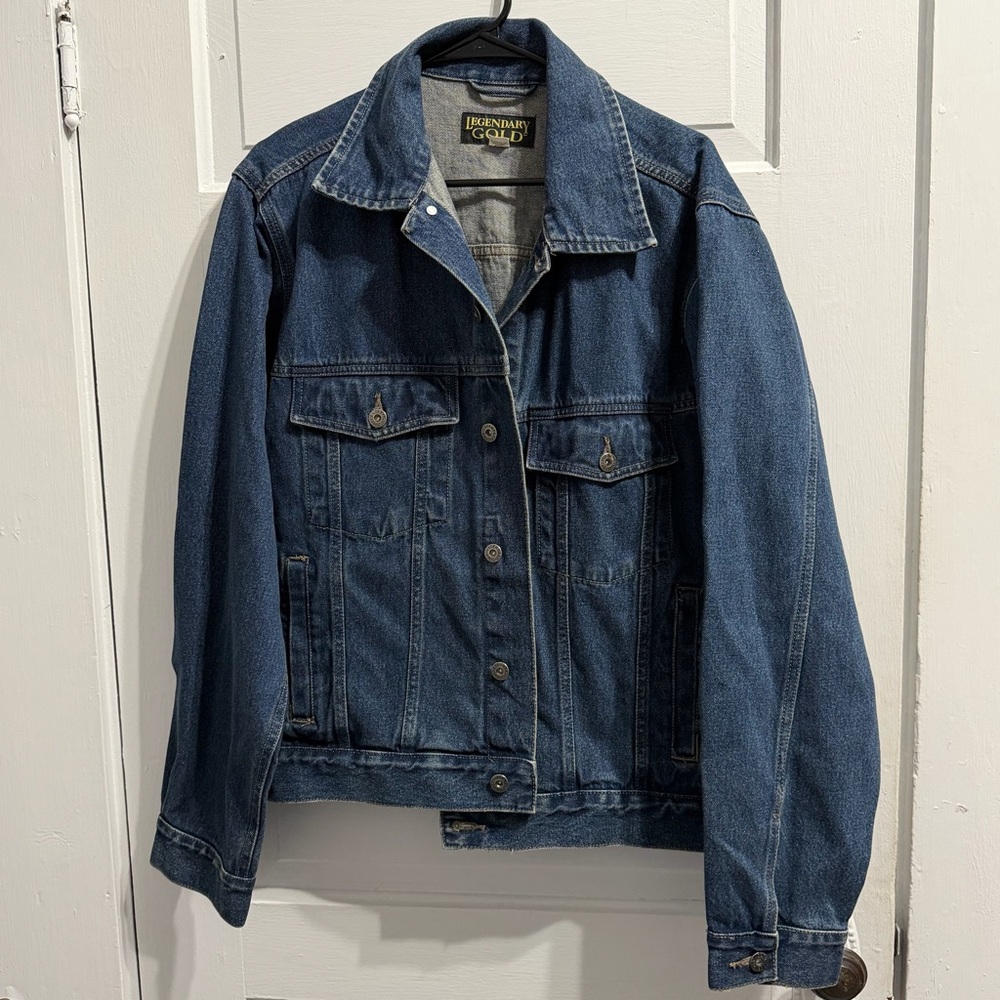 Legendary Gold Heavyweight Denim Jacket with Pockets - size M - Picture 8 of 8
